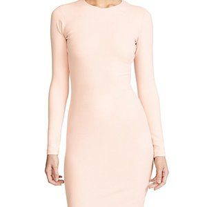 SUSANA MONACO 'Emma' long sleeve dress Blush XS